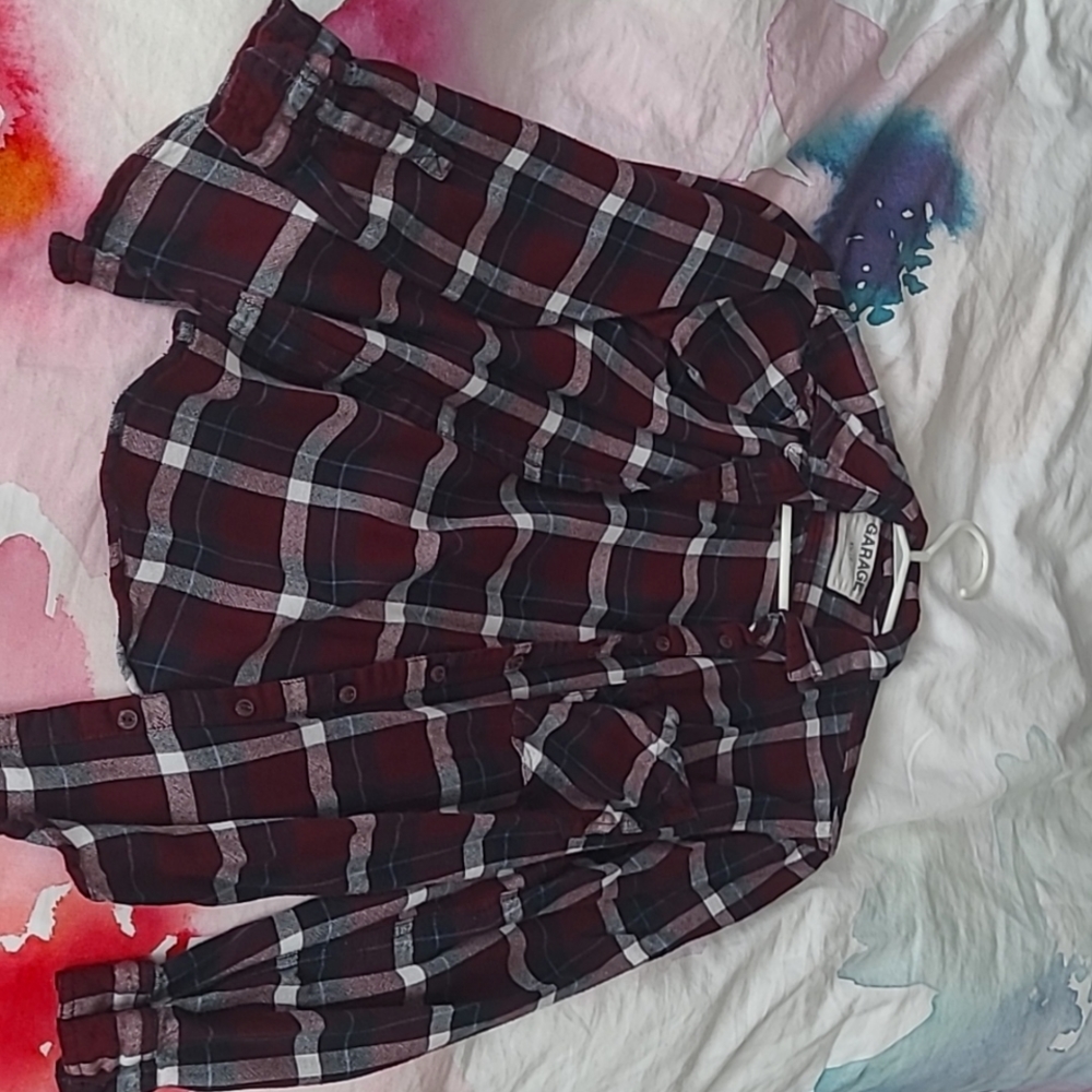 Garage Plaid shirt, XS
